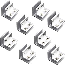 【現地引取限定】L字型ガラスシェルフと取り付け金具 現地引取限定】L字型ガラスシェルフと取り付け金具